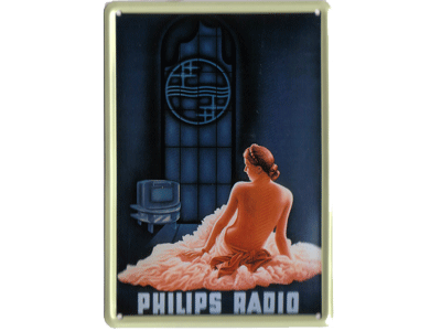 Philips Radio, Vrouw op kleed